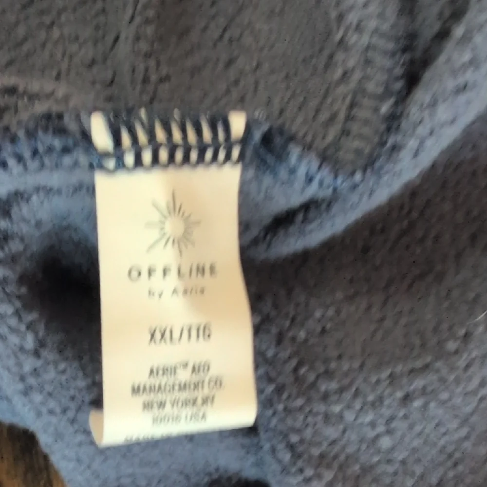 Offline by Aerie Navy Blue Sleep Shorts XXL                                -811F